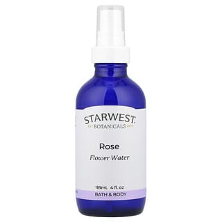Starwest Botanicals, Ruusukukkavesi, 118 ml