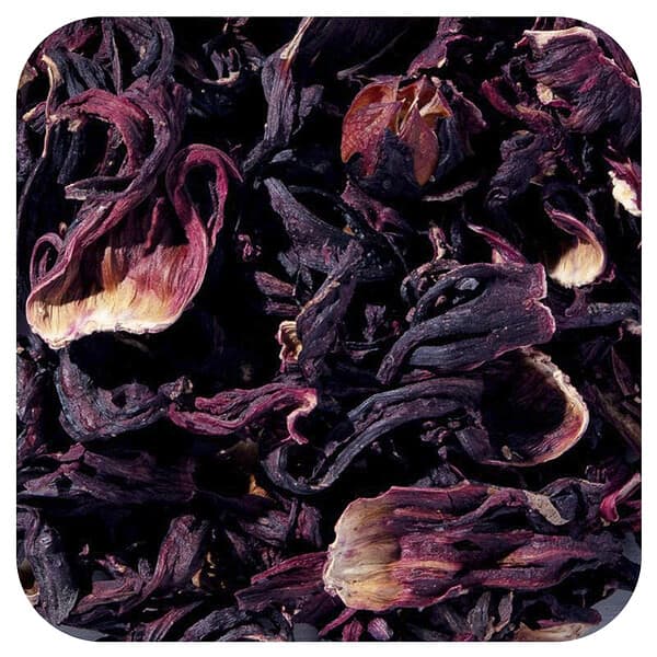 Organic Hibiscus Flower Petals, Whole, 1 lb (453.6 g)