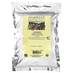 Starwest Botanicals, Bio, Graines de fenouil, 453,6 g (1 lb)