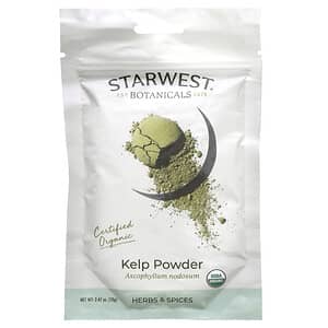 Starwest Botanicals‏, Organic Kelp Powder, 2.47 oz (70 g)