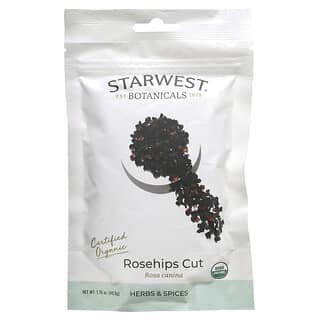 Starwest Botanicals‏, Organic Rosehips, Cut, 1.76 oz (49.9 g)