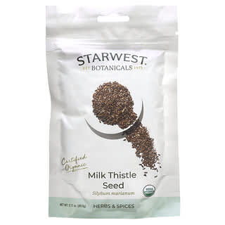 Starwest Botanicals, Organic Milk Thistle Seed, 3.17 oz (89.9 g)