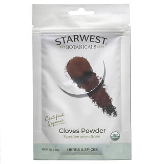 Starwest Botanicals, Organic Cloves Powder, 2.33 oz (66 g)
