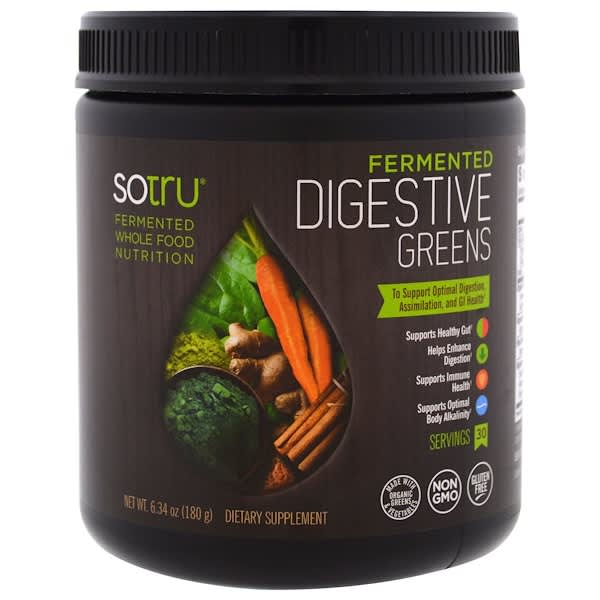 SoTru, 発酵された消化可能な葉野菜、6.34（180 g）
