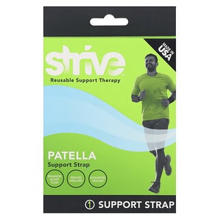 Strive, Patella Support Strap, Patella-Unterstützungsband, Einheitsgröße, für die meisten Kunden, 1 Stück