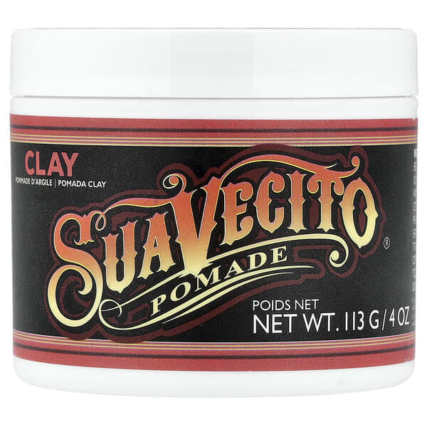 Suavecito, 포마드, 클레이, 113g(4oz)