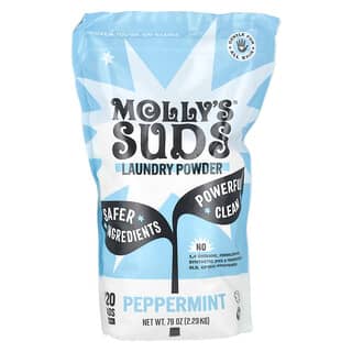 Molly's Suds, Lessive en poudre ultra concentrée, Menthe poivrée, 120 doses, 80.25 oz (2.275 kg)