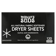 Dryer Sheets, Unscented, 120 Sheet