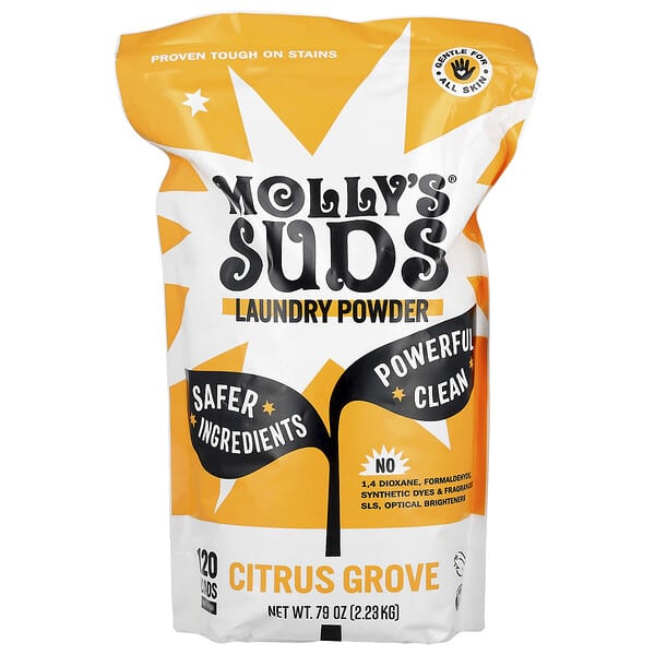 Molly's Suds, 原裝洗衣粉，柑橘香，79 盎司（2.23 千克）