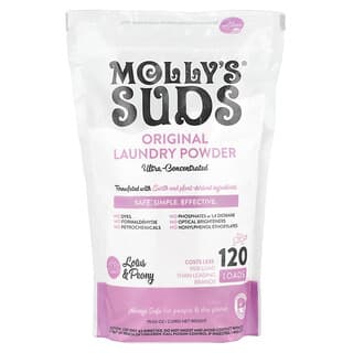 Molly's Suds, Polvo para ropa original, Loto y peonía, 2,28 kg (80,25 oz)