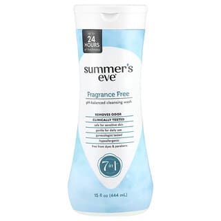 Summer's Eve, Jabón de limpieza 5 en 1, Sin fragancia, 444 ml (15 oz. Líq.)