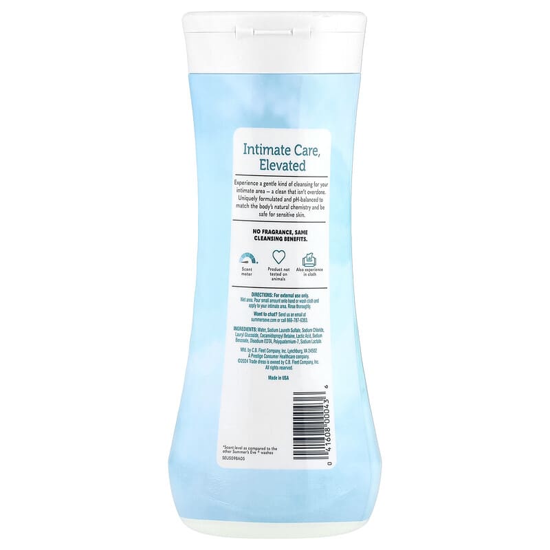 Summer's Eve, 7 in 1™ pH-Balanced Cleansing Wash, Fragrance Free, 15 fl oz (444 ml)