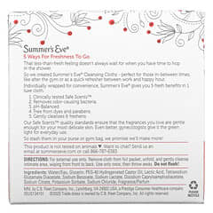 Summer's Eve, 5 In 1 Golden Glamour Cleansing Cloths, On-The-Go, 16 Individually Wrapped Cloths