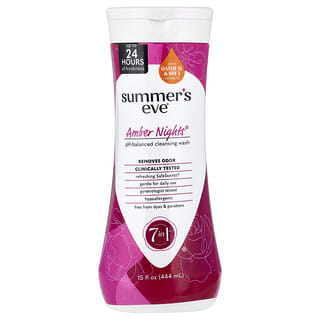 Summer's Eve, 7 in 1™ pH-Balanced Cleansing Wash, Amber Nights™, 15 fl oz (444 ml)