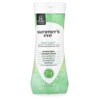 Summer's Eve, Очищающий гель 7 в 1 со сбалансированным уровнем pH, алоэ (Aloe), 444 мл (15 жидк. унций)