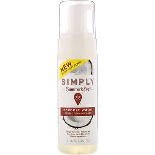 Summer's Eve, Simply, Gentle Foaming Wash, Coconut Water, 5 fl oz (150 ml)