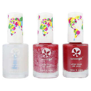 SuncoatGirl, Water-Based Nail Polish, Ballerina Beauty, 4 Piece Kit