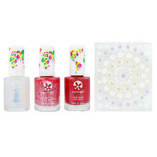 SuncoatGirl, Water-Based Nail Polish, Ballerina Beauty, 4 Piece Kit