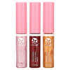 Natural Lip Gloss, 3 Piece Set, 0.23 oz (7 ml) Each