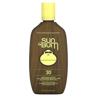 Sun Bum, Loção de Proteção Solar Hidratante Premium, FPS 30, 237 ml (8 fl oz)