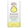 Mineral Sunscreen Face Stick, SPF 50, Fragrance Free, 0.45 oz (13 g)