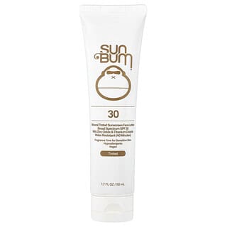 Sun Bum, Tinted Sunscreen Face Lotion, SPF 30, Fragrance Free, 1.7 fl oz (50 ml)