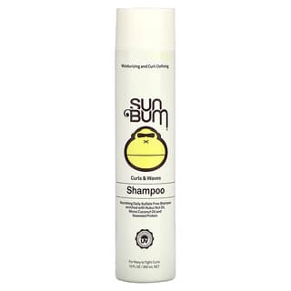 Sun Bum, Curls&Waves 洗髮水，適用於波浪到繃緊卷髮，10 液量盎司（300 毫升）