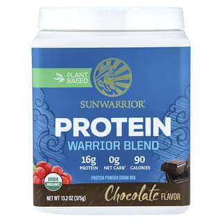 Sunwarrior, Warrior Blend, протеин, со вкусом шоколада, 375 г (13,2 унции)