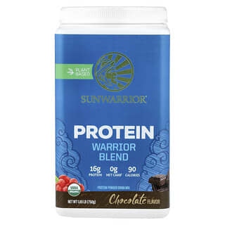 Sunwarrior, Warrior Blend Protein, с шоколадом, 750 г (1,65 фунта)