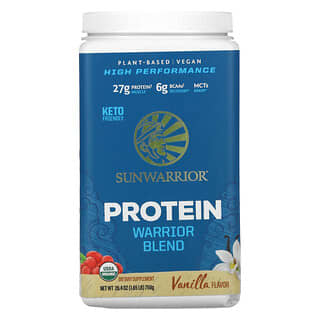 Sunwarrior, Warrior Blend Protein, Proteinmischung, Vanille, 750 g (1,65 lb.)