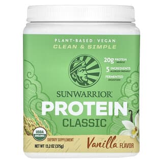 Sunwarrior, Classic Protein, Vanille, 375 g (13,2 oz.)