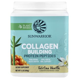 Sunwarrior, Białkowe peptydy budulcowe kolagenu, tahitańska wanilia, 500 g