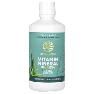 Sunwarrior, Vitamin Mineral Rush in Aloe Vera Superjuice, 30 fl oz (887 ml)