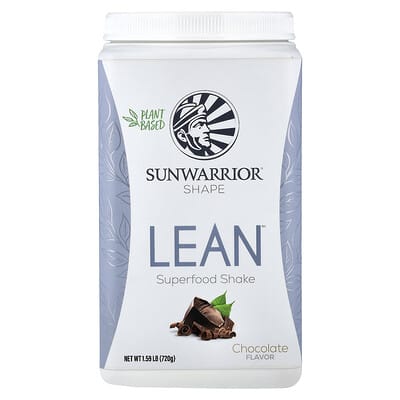 Sunwarrior, Lean™ Superfood Shake, Chocolate, 1.59 lb (720 g)