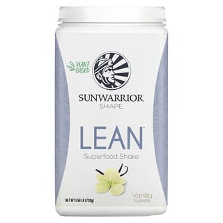 Sunwarrior, Lean Superfood Shake, Vanilla, 1.59 lb (720 g)