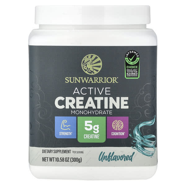 Sunwarrior, Sport, Active Creatine Monohydrate, Unflavored, 10.58 oz (300 g) — product photo 1