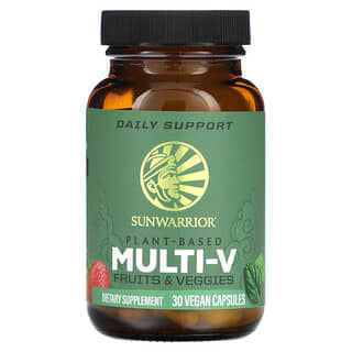 Sunwarrior, Multi-V d'origine végétale, 30 capsules vegan