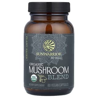 Sunwarrior, Organic Mushroom Blend, 60 Vegan Capsules