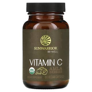 Sunwarrior, Витамин C`` 60 веганских капсул