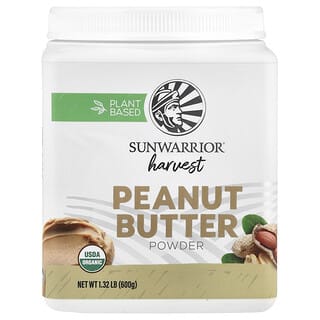 Sunwarrior, Harvest, Peanut Butter Powder, 1.32 lb (600 g)