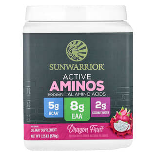 Sunwarrior, Active Aminos, Dragon Fruit, 1.25 lb (570 g)