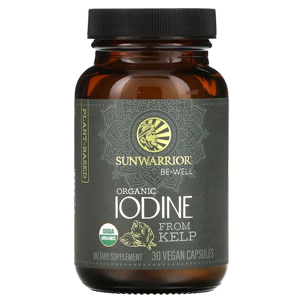 Sunwarrior‏, Organic Iodine, 30 Vegan Capsules