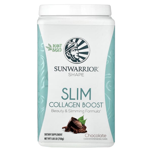 Sunwarrior, 쉐이프, 슬림 콜라겐 부스트, 초콜릿 맛, 750g(1.65lb)