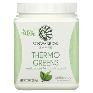 Sunwarrior, Shape, Thermo Greens, Sans arôme, 210 g