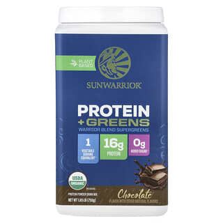 Sunwarrior, Warrior Blend, Protein + Grönsaker, Choklad, 750 g