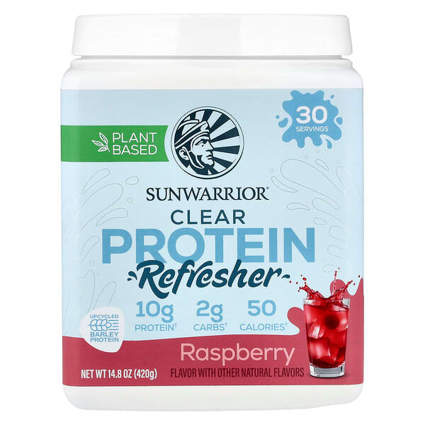 Sunwarrior, Clear Protein Refresh, малина, 420 г (14,8 унции)