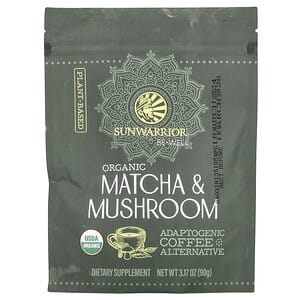 Sunwarrior, Organic Matcha & Mushroom, 3.17 oz (90 g)