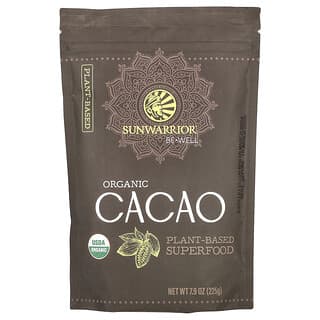 Sunwarrior, Be Well, Cacao orgánico, 225 g (7,9 oz)