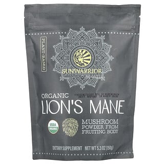 Sunwarrior, Be Well, Melena de león orgánica, 150 g (5,3 oz)