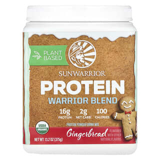 Sunwarrior, Protein Warrior Blend，姜餅，13.2 盎司（375 克）